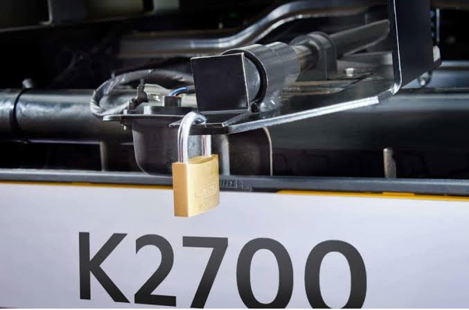 KIA K2700 LDV Single Wheel Spare Wheel  Lock (2012-) - KLS52