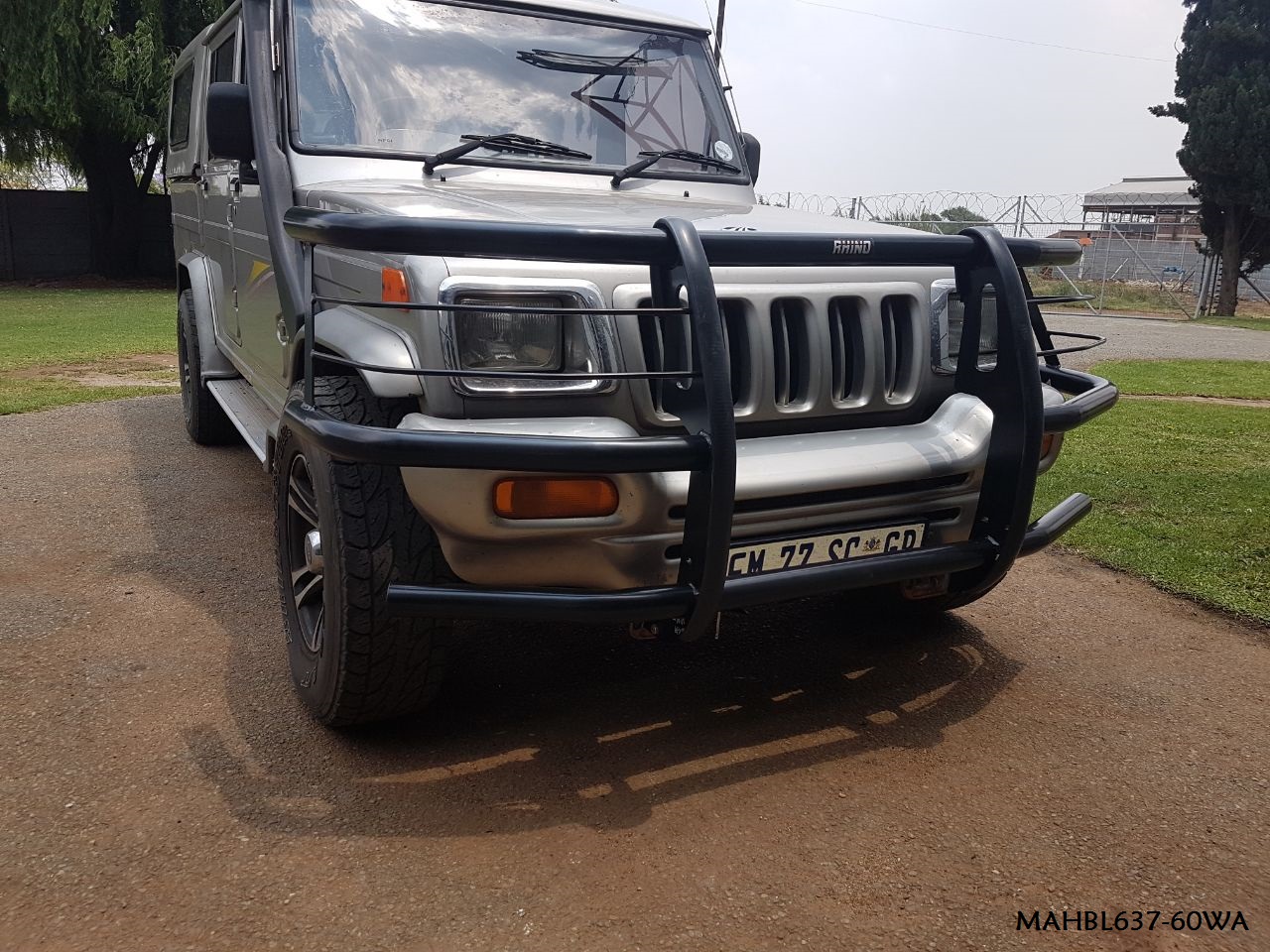 Mahindra Bolero (Not Maxi Truck) Bush Guard (2017-) - MAHBL637-60WA