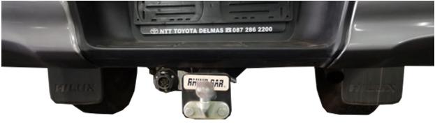 Toyota Hilux Fixed Tow Bar (Light Duty) (02/2016-) - T540LT
