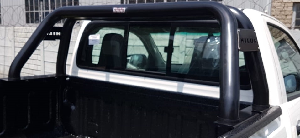 Toyota Hilux GD6 S/Cab Roll Bar Black (Top Mount) (02/2016-) - TR481-76D